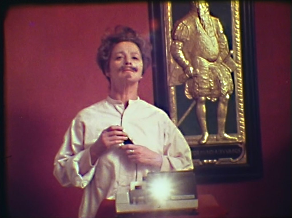 Mai Zetterling som August Strindberg i Mai Zetterling's Stockholm från 1979