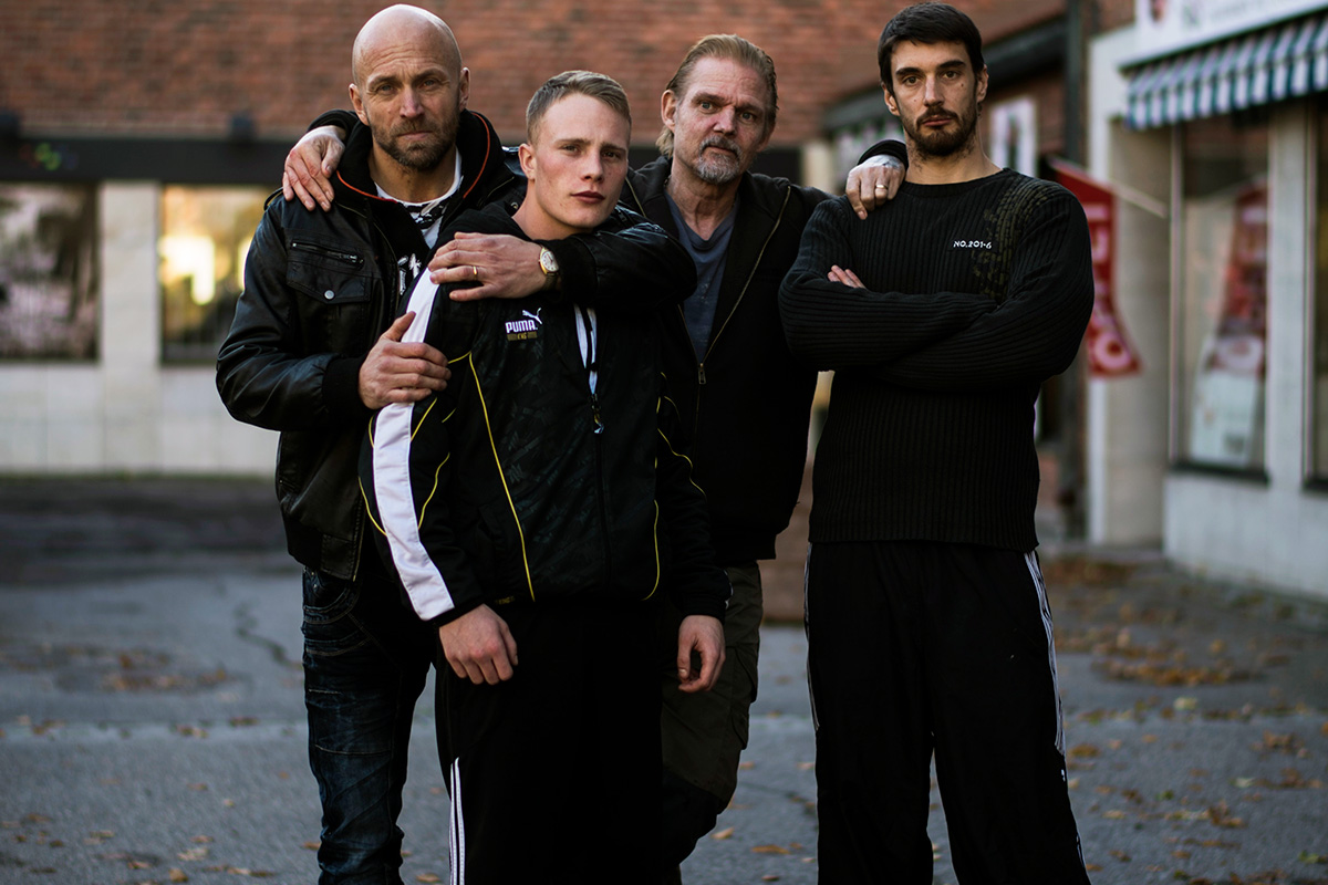 Norrköpingsbor castade av Pauline Hansson till Peter Grönlunds kommande film Goliat. Till vänster: huvudrollsinnehavarna Joakim Sällquist och Sebastian Ljungblad.