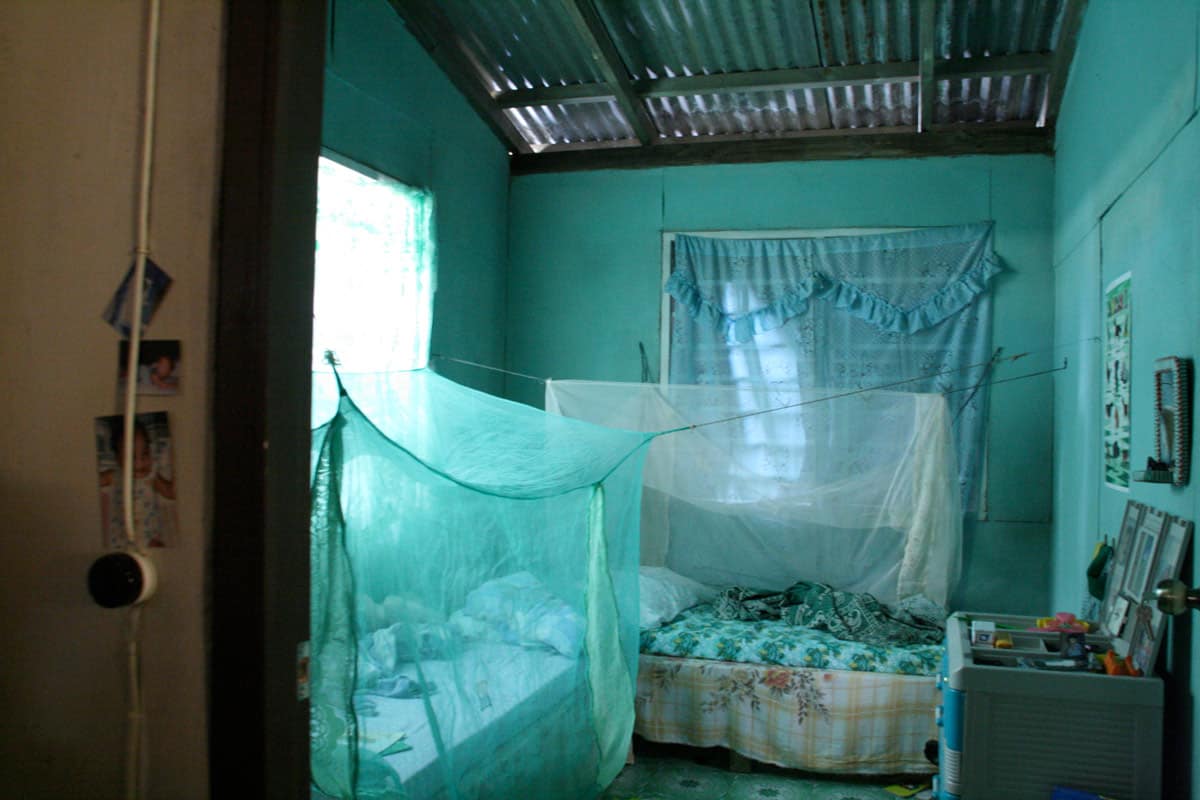 Filippiniskt sovrum i studio för Mammut (2009).