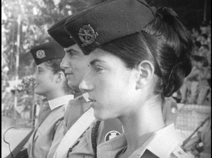 Värnpliktig utför obligatorisk militärtjänst, Israel 1967. Foto SVT