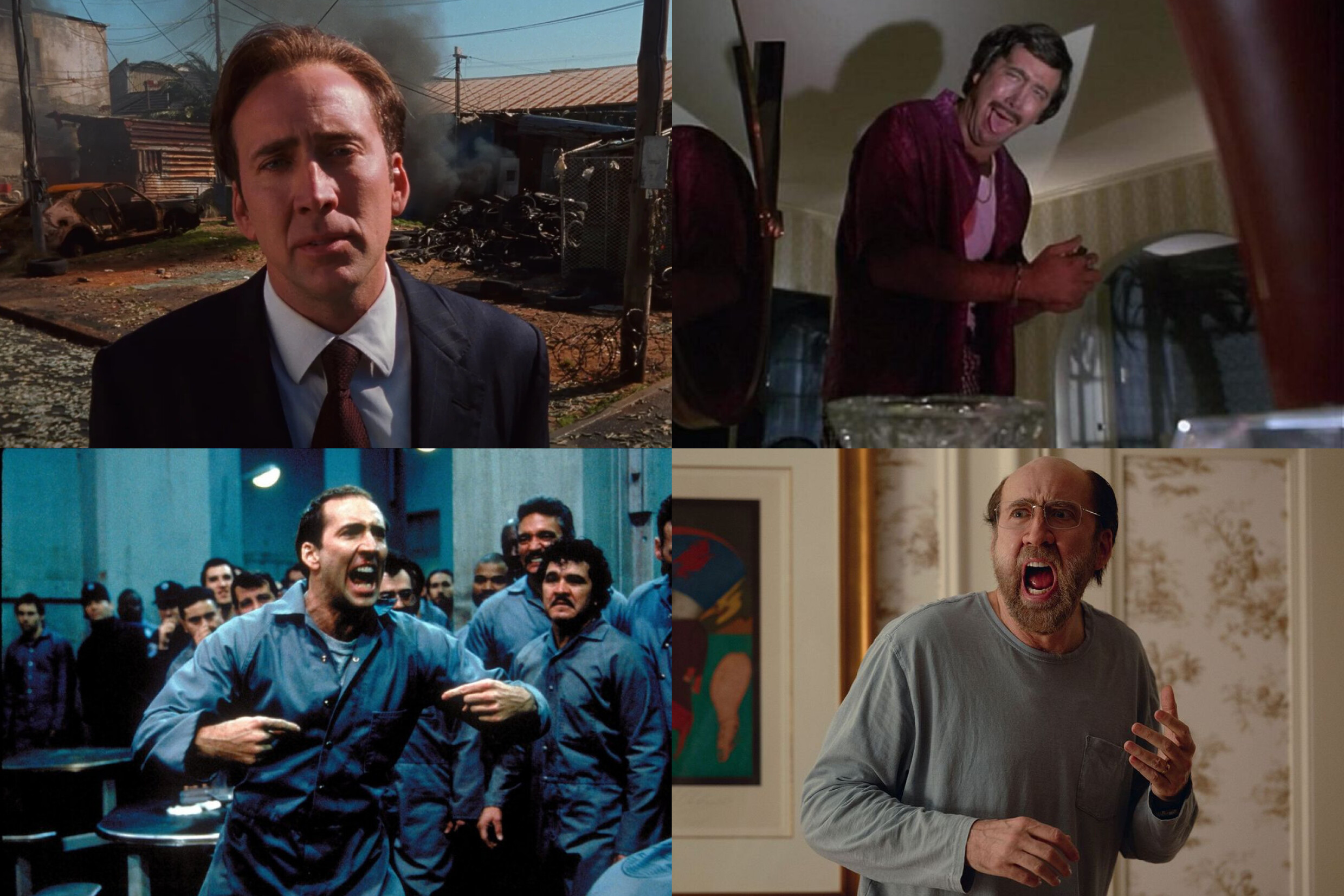 The many faces of Nicolas Cage